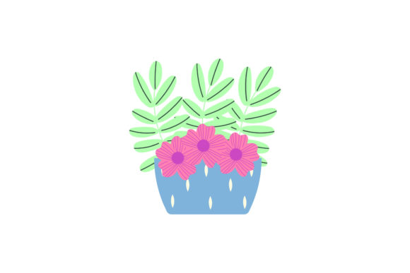 Cute Floral Decoration: A Versatile Design for Everyday Use