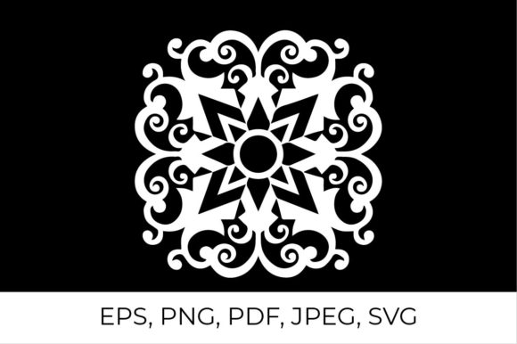 Exploring the Versatility of Mandala Doodle Floral Wreath Frame Set