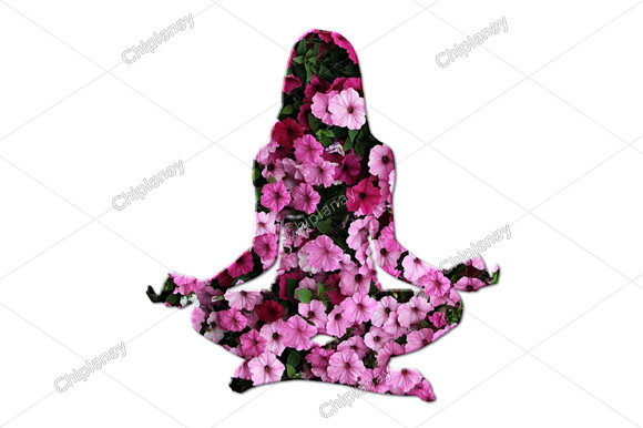 Exploring the Versatility of Yoga Meditation Girl Flowers Floral in Modern Design