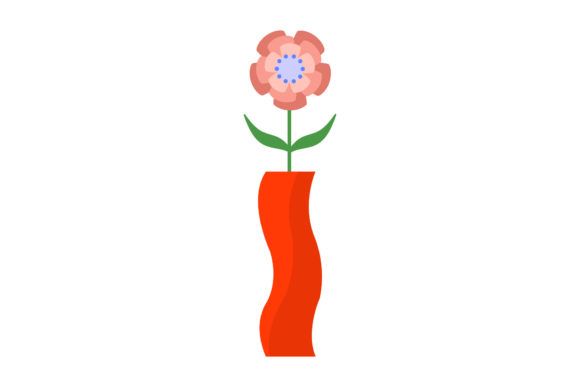 Floral Pot Elegant Vector: A Versatile Design for Your Creative Projects