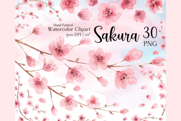 Spring Floral Clipart and Cherry Blossom: A Versatile Tool for Creative Projects