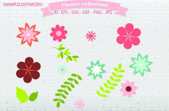 Strategic Use of Flower Floral Collection Retro for Enhanced Visual Branding